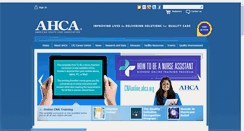 Desktop Screenshot of ahcancal.org